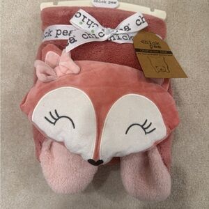 Chick Pea Raccoon Baby Blanket/Play Mat